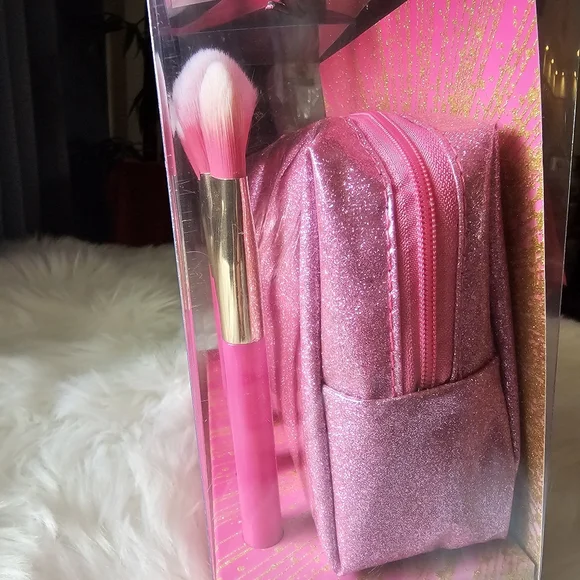 Make Up Brushes With Makeup Bag|Travel Bag Combo Pink - Picture 6 of 12